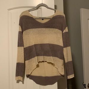 Knit Long Sleeve Stripped